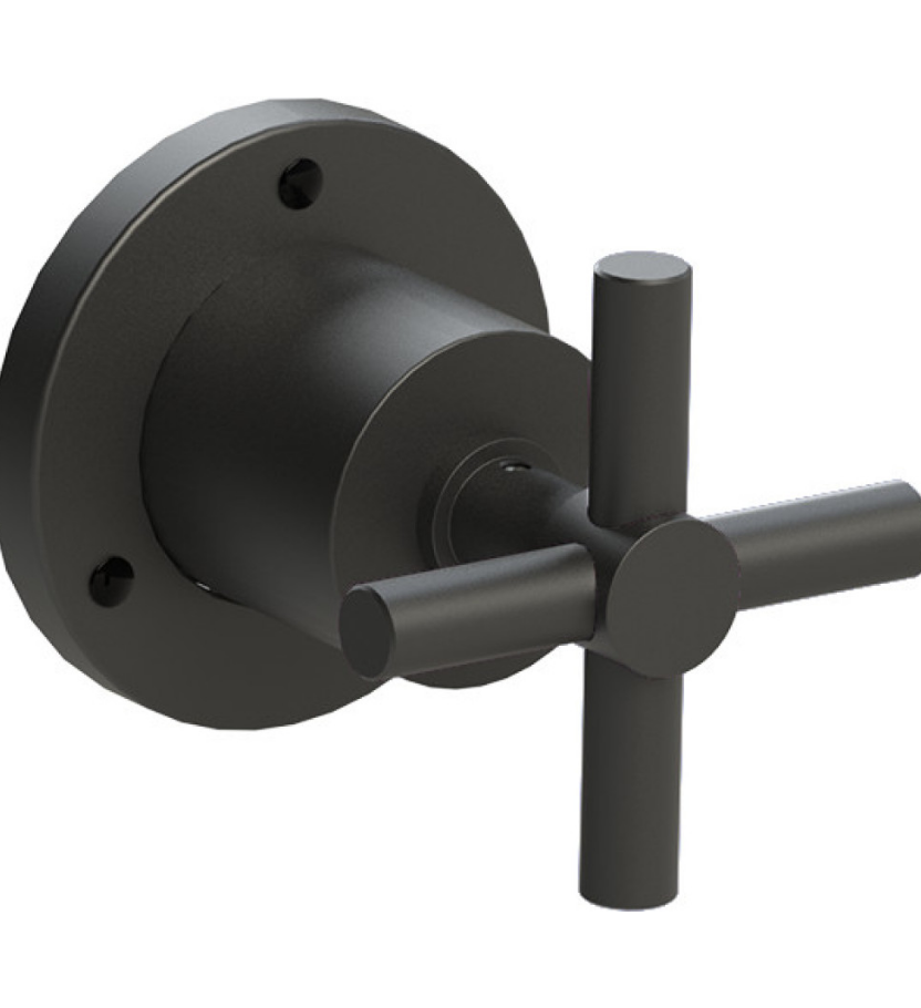 Rubinet T2SGNC Temperature Control Valve With Stop Seperate Three Way Diverter With Shut Off In Between Function Trim Only