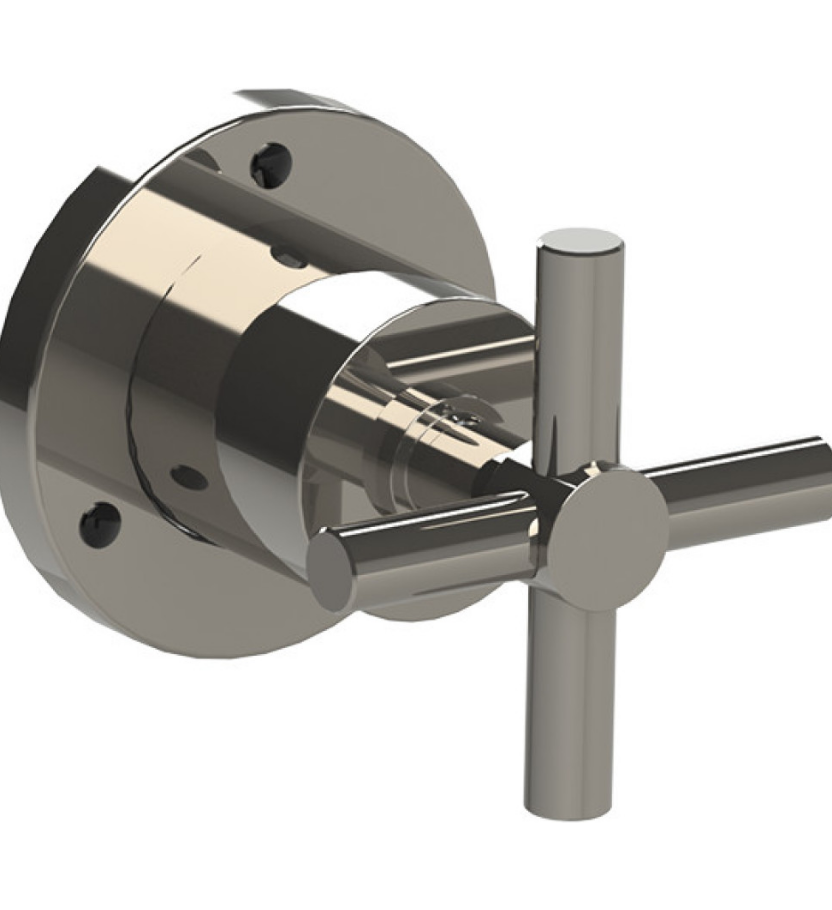 Rubinet T2SGNC Temperature Control Valve With Stop Seperate Three Way Diverter With Shut Off In Between Function Trim Only