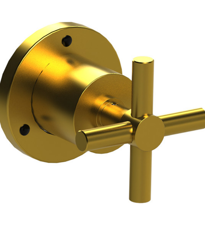 Rubinet T2SGNC Temperature Control Valve With Stop Seperate Three Way Diverter With Shut Off In Between Function Trim Only