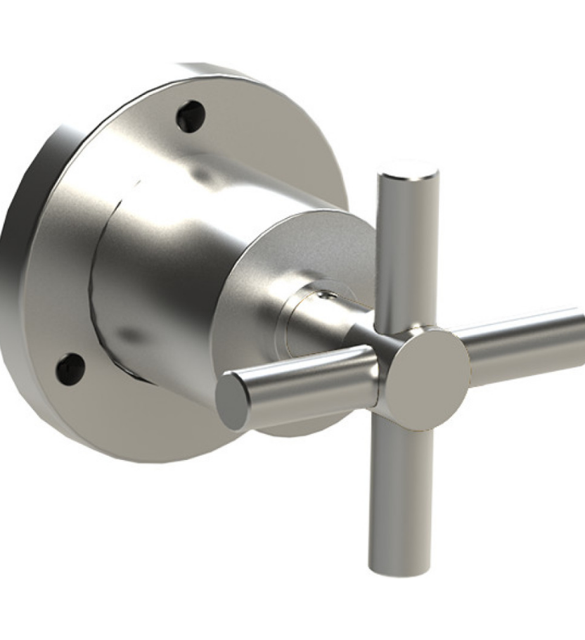 Rubinet T2SGNC Temperature Control Valve With Stop Seperate Three Way Diverter With Shut Off In Between Function Trim Only