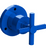 Rubinet T2XGNC Two Way Diverter With ShutOff Trim Only