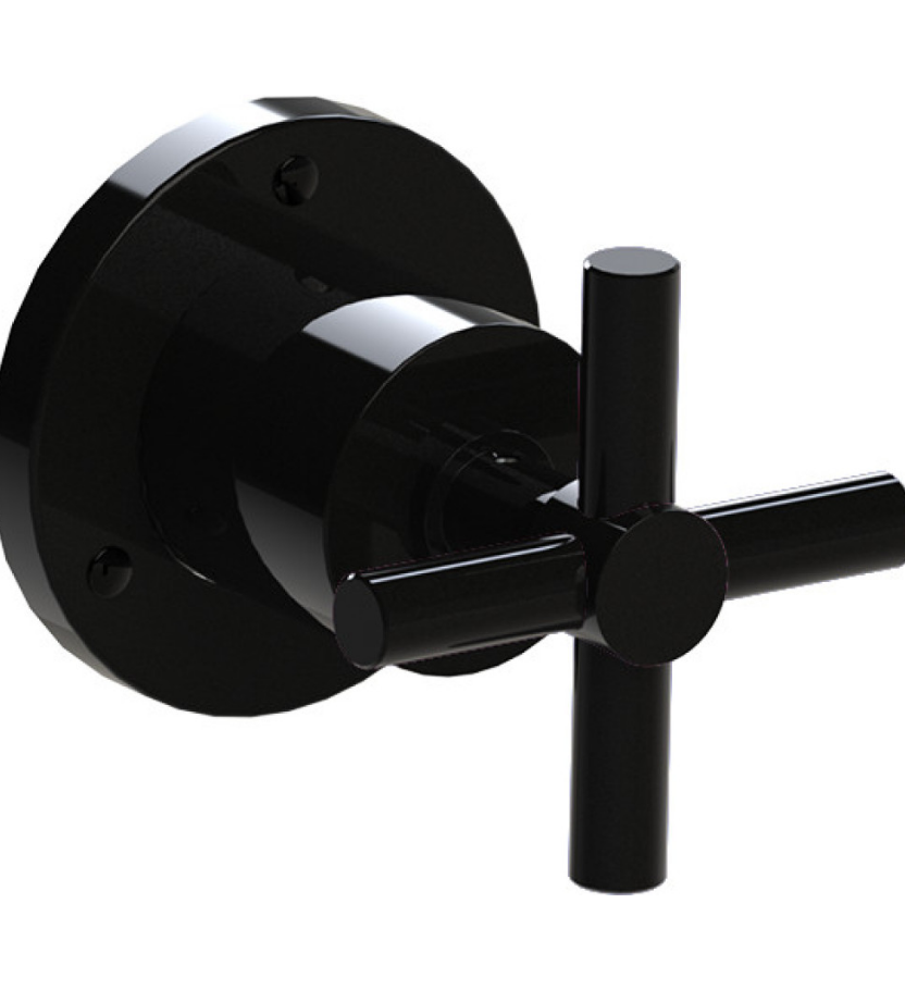 Rubinet T2XGNC Two Way Diverter With ShutOff Trim Only