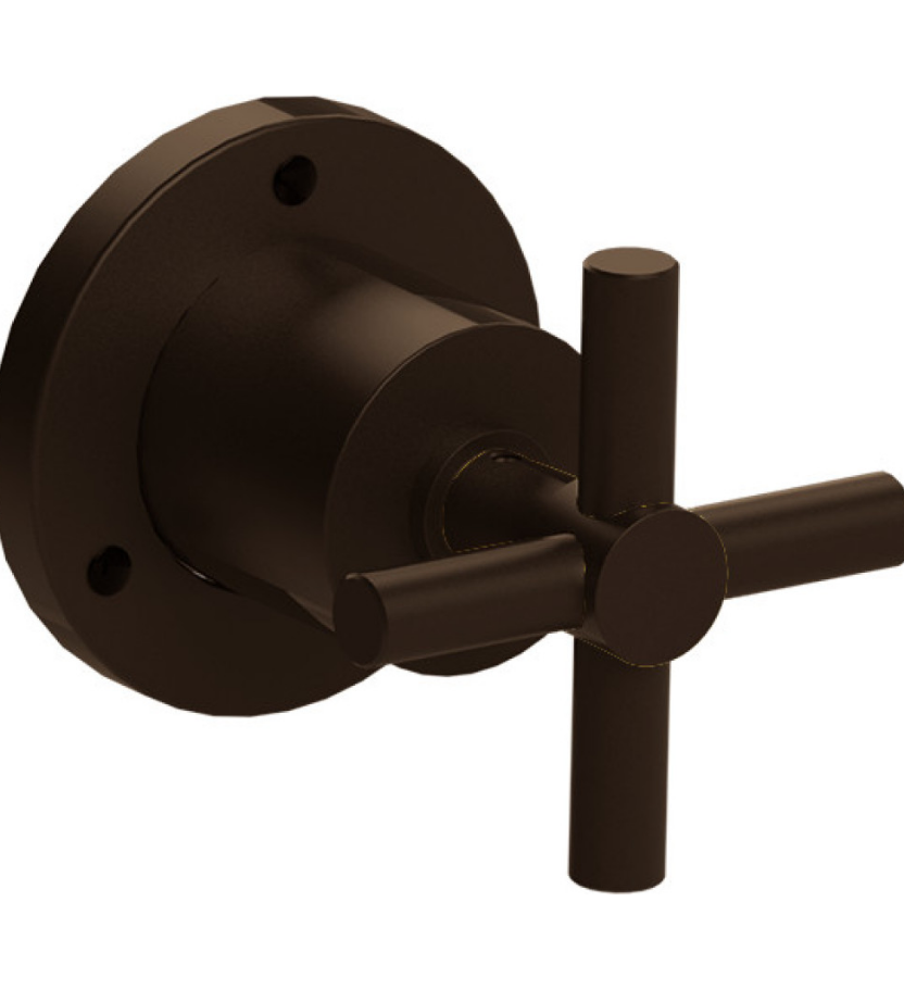 Rubinet T2XGNC Two Way Diverter With ShutOff Trim Only