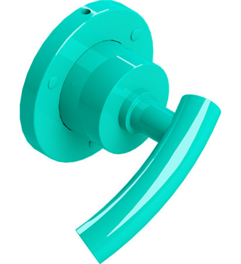 Rubinet T2XHOL Two Way Diverter With ShutOff, Trim Only