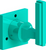 Rubinet T2XMQL Two Way Diverter With ShutOff Trim Only