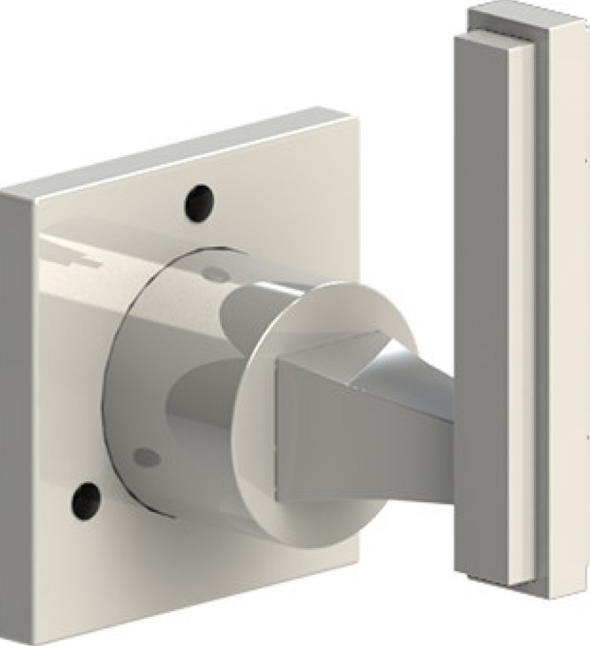 Rubinet T2XMQL Two Way Diverter With ShutOff Trim Only