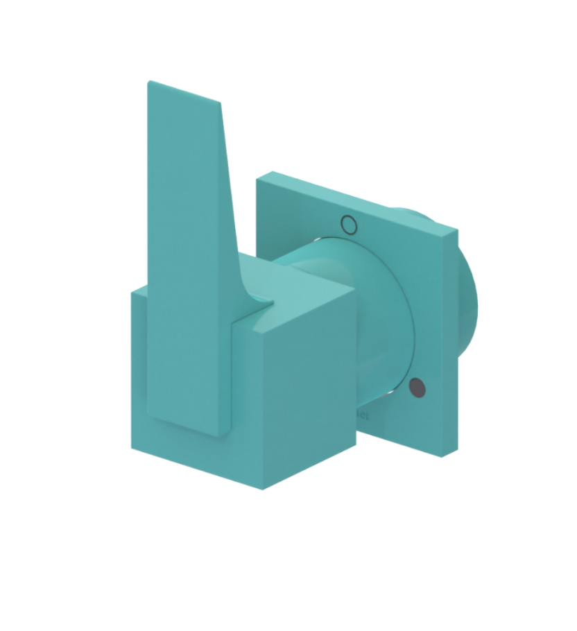 Rubinet T2XRSL Two Way Diverter With ShutOff, Trim Only