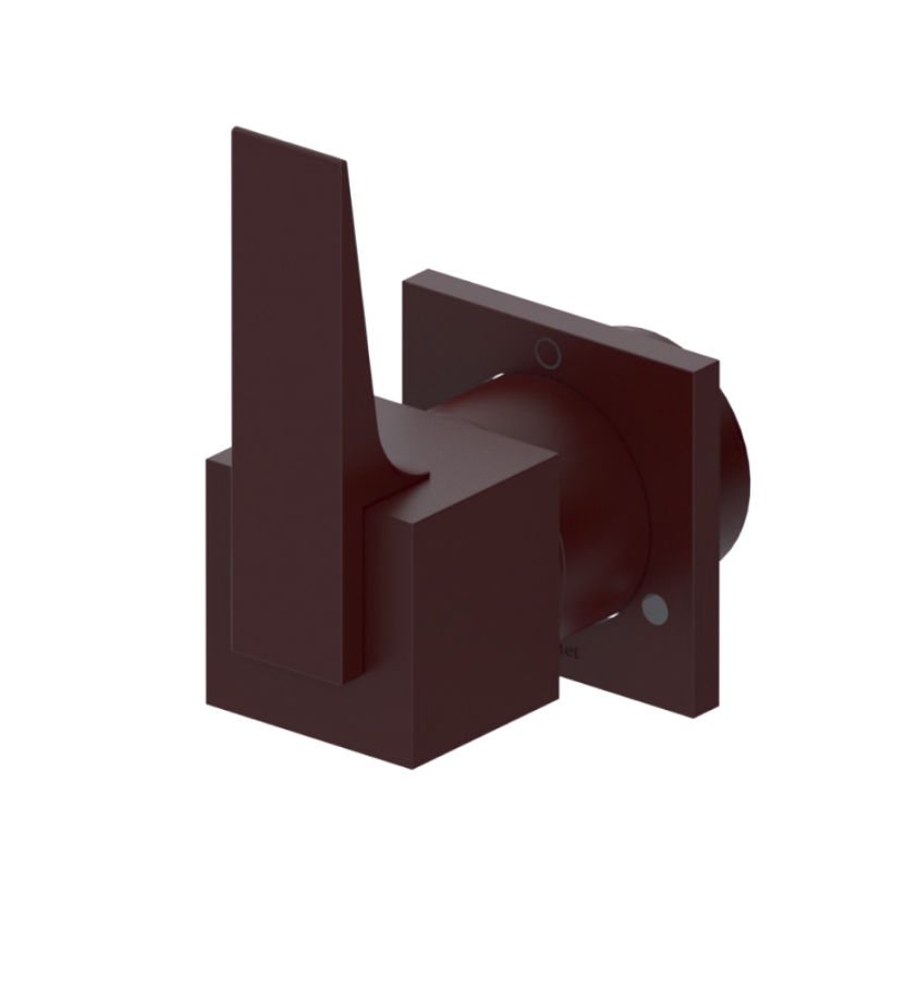 Rubinet T2XRSL Two Way Diverter With ShutOff, Trim Only