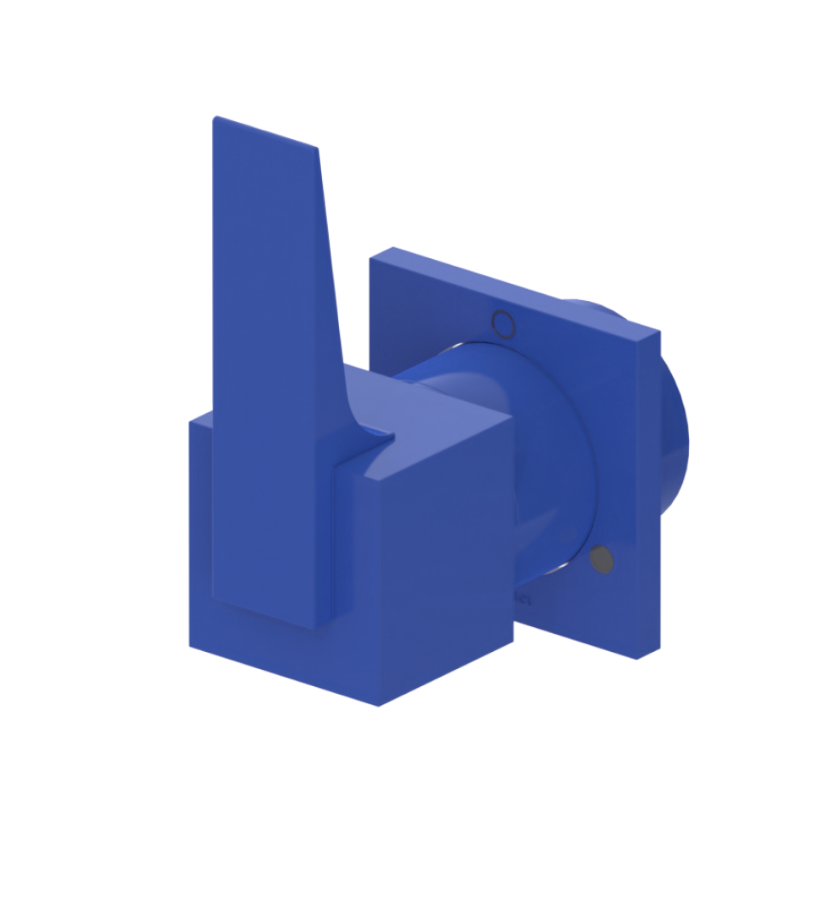 Rubinet T2XRSL Two Way Diverter With ShutOff, Trim Only