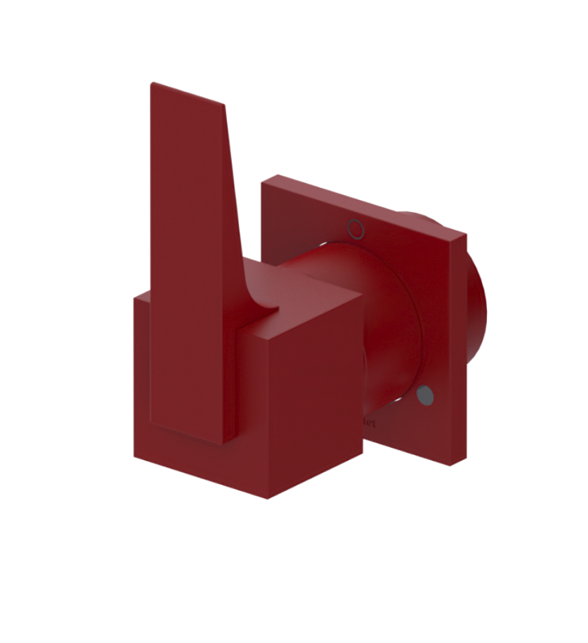 Rubinet T2XRSL Two Way Diverter With ShutOff, Trim Only