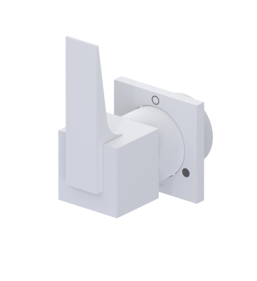 Rubinet T2XRSL Two Way Diverter With ShutOff, Trim Only