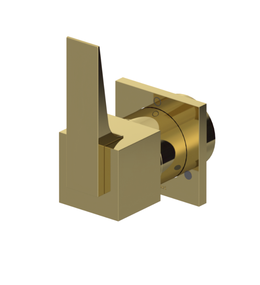 Rubinet T2XRSL Two Way Diverter With ShutOff, Trim Only