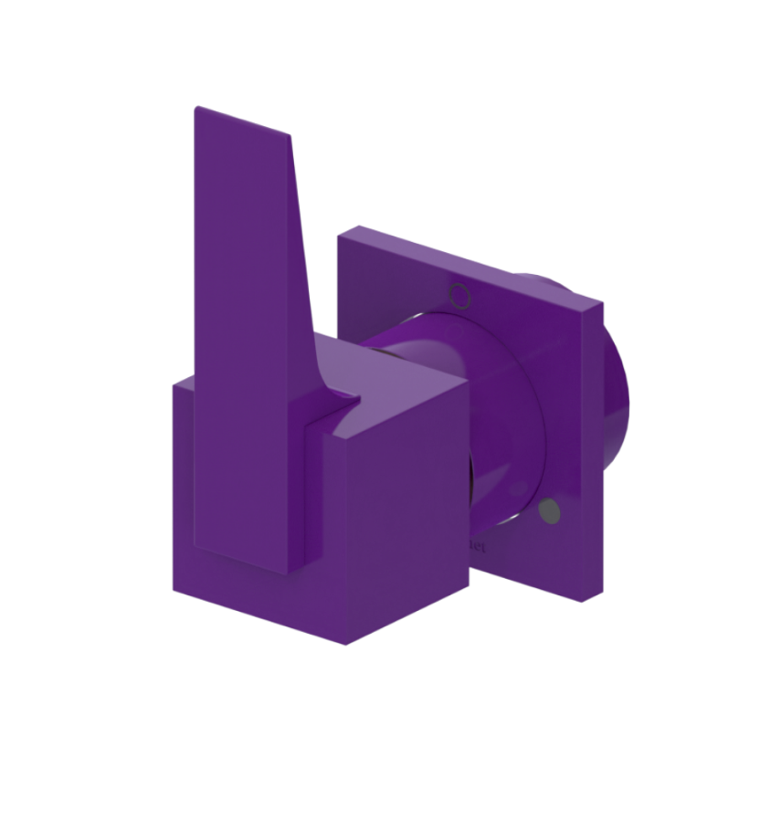 Rubinet T2XRSL Two Way Diverter With ShutOff, Trim Only