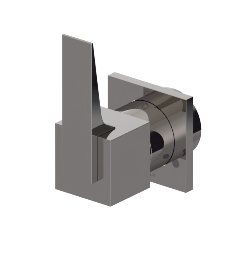 Rubinet T2XRSL Two Way Diverter With ShutOff, Trim Only