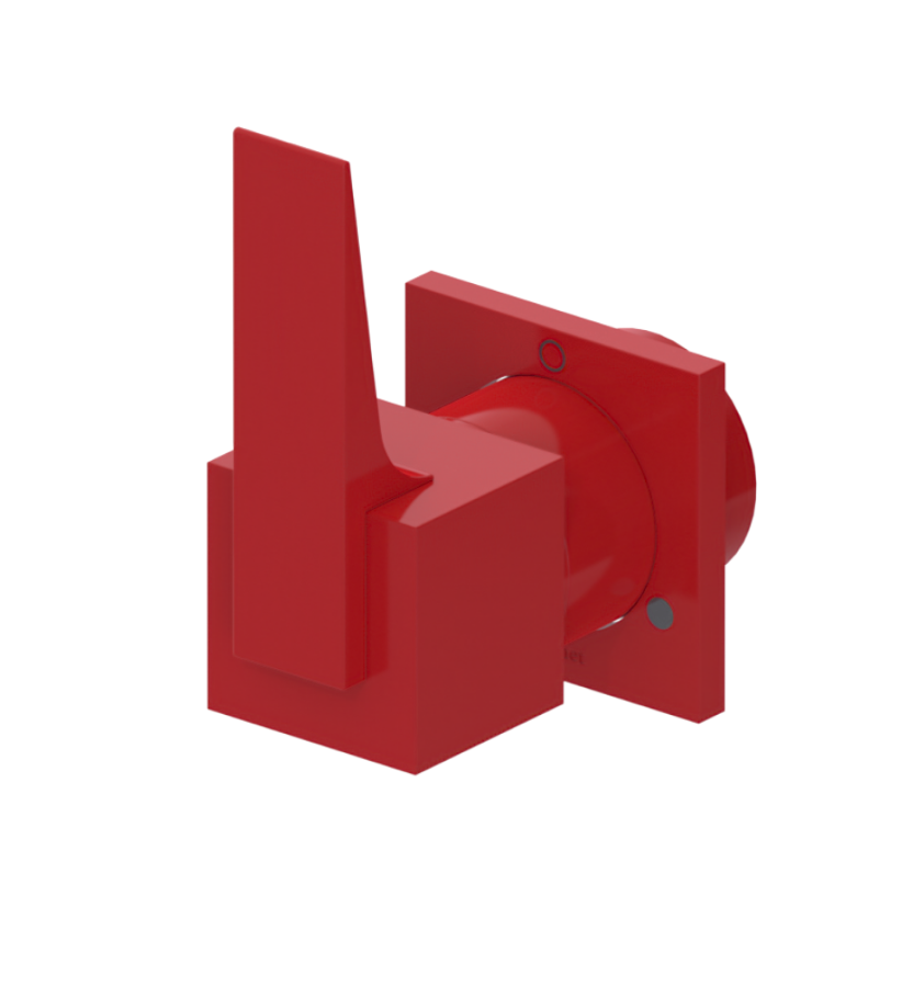 Rubinet T2XRSL Two Way Diverter With ShutOff, Trim Only