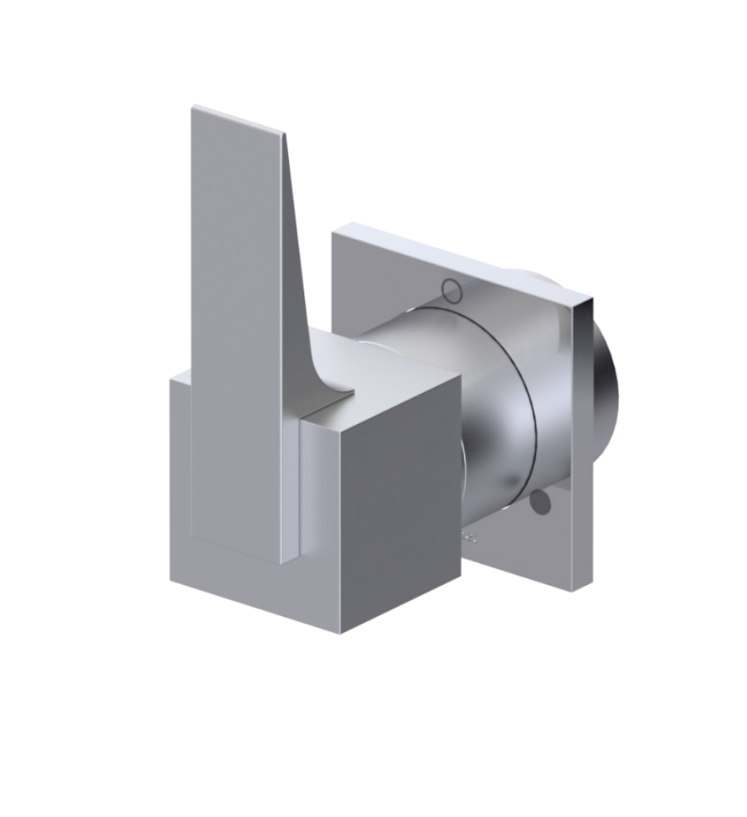 Rubinet T2XRSL Two Way Diverter With ShutOff, Trim Only