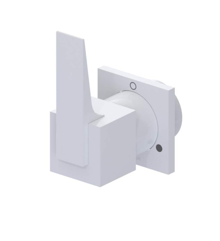 Rubinet T2XRSL Two Way Diverter With ShutOff, Trim Only