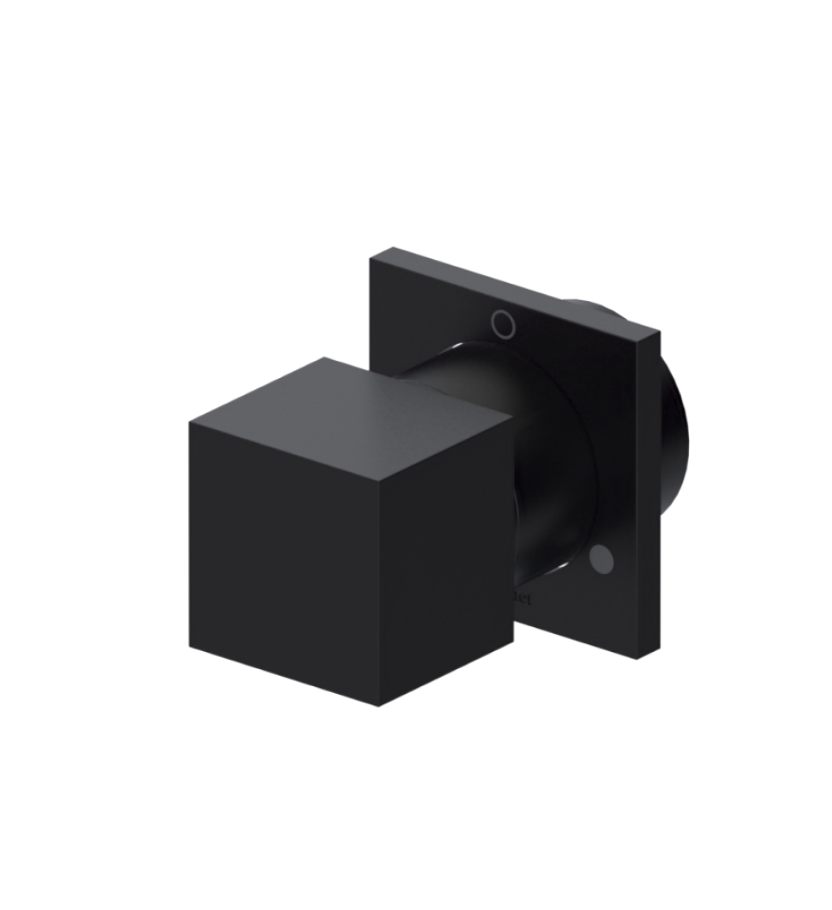 Rubinet T2XRSQ Two Way Diverter With ShutOff, Trim Only