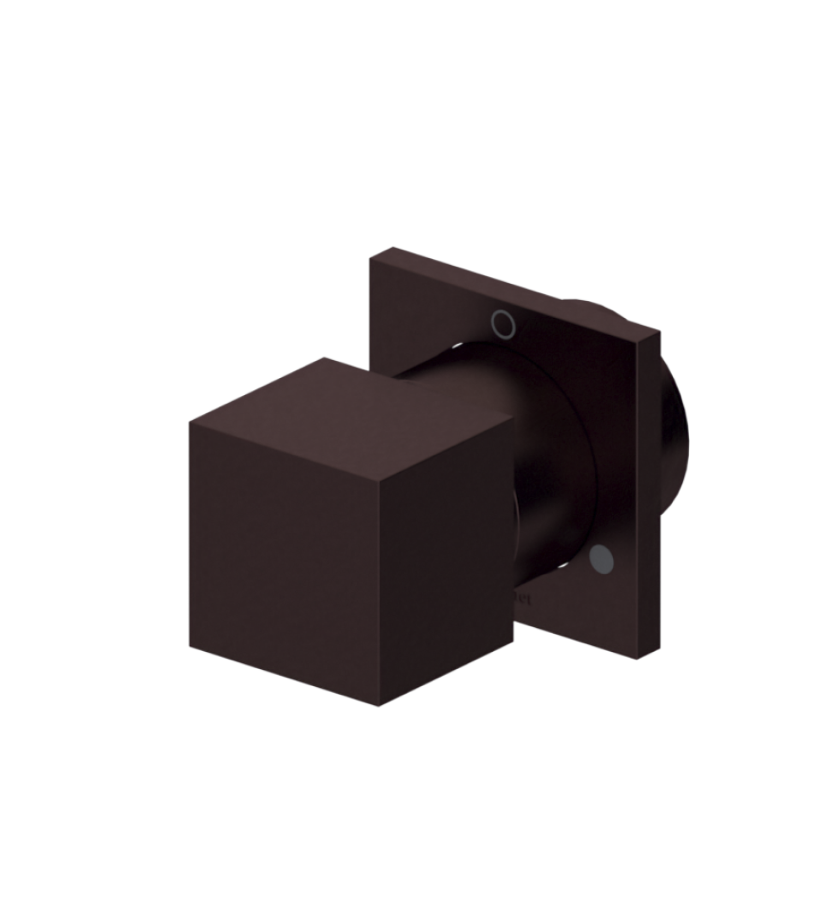 Rubinet T2XRSQ Two Way Diverter With ShutOff, Trim Only