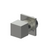 Rubinet T2XRSQ Two Way Diverter With ShutOff, Trim Only