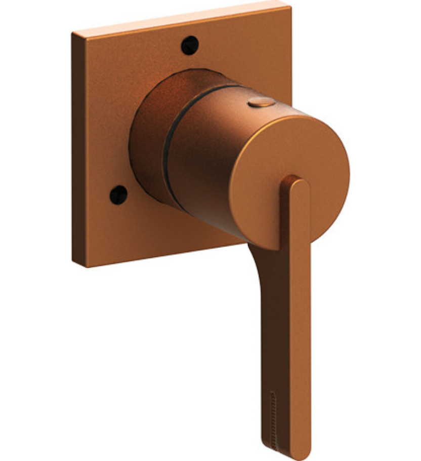Rubinet T2XRTL Two Way Diverter With ShutOff, Trim Only