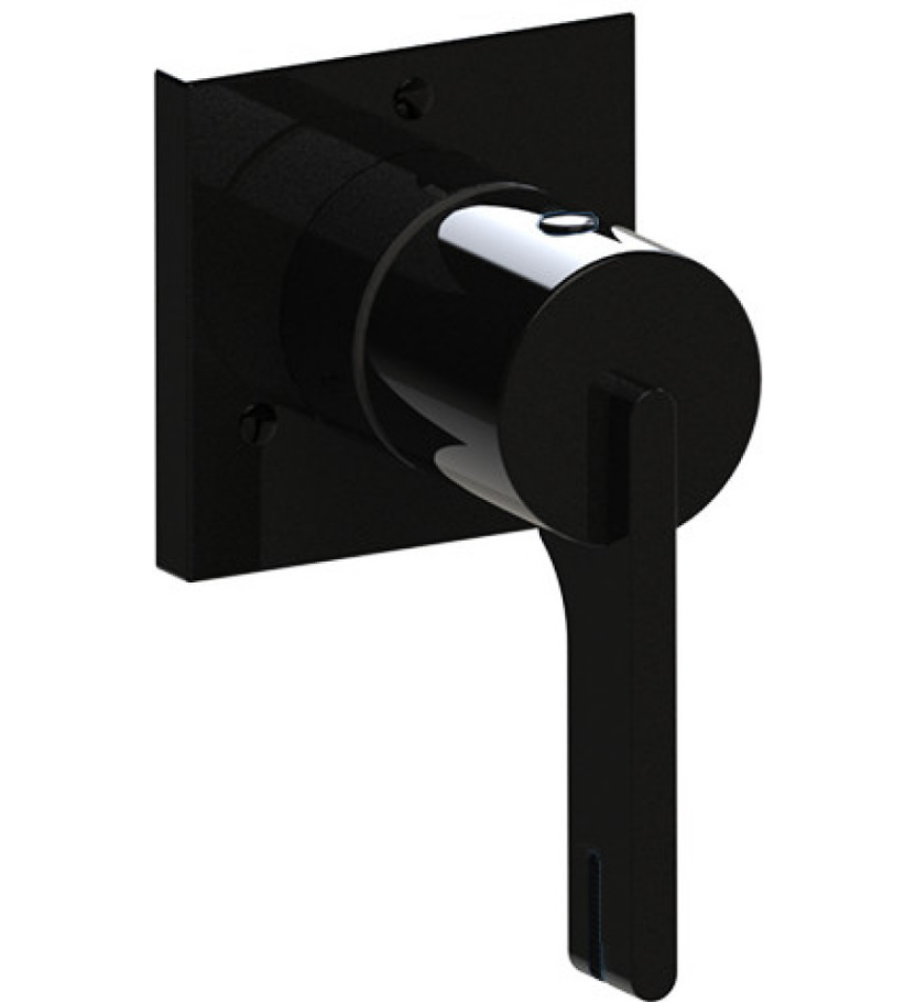 Rubinet T2XRTL Two Way Diverter With ShutOff, Trim Only