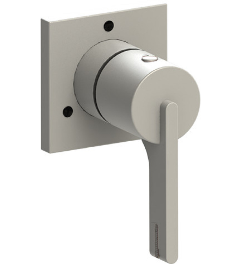 Rubinet T2XRTL Two Way Diverter With ShutOff, Trim Only