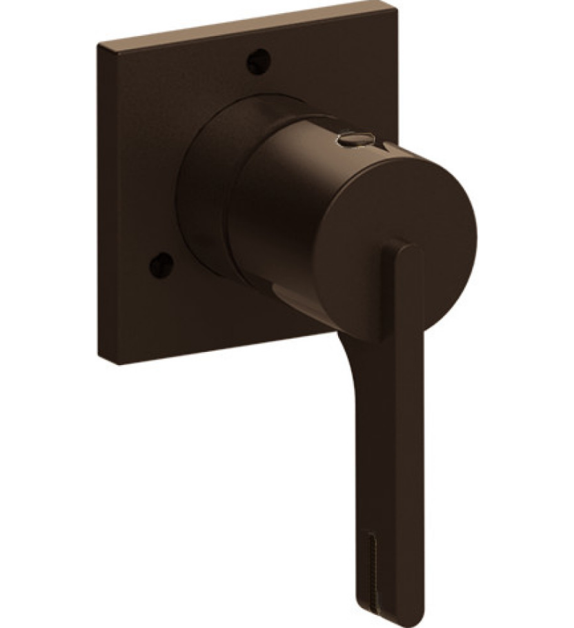 Rubinet T2XRTL Two Way Diverter With ShutOff, Trim Only