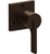 Rubinet T2XRTL Two Way Diverter With ShutOff, Trim Only