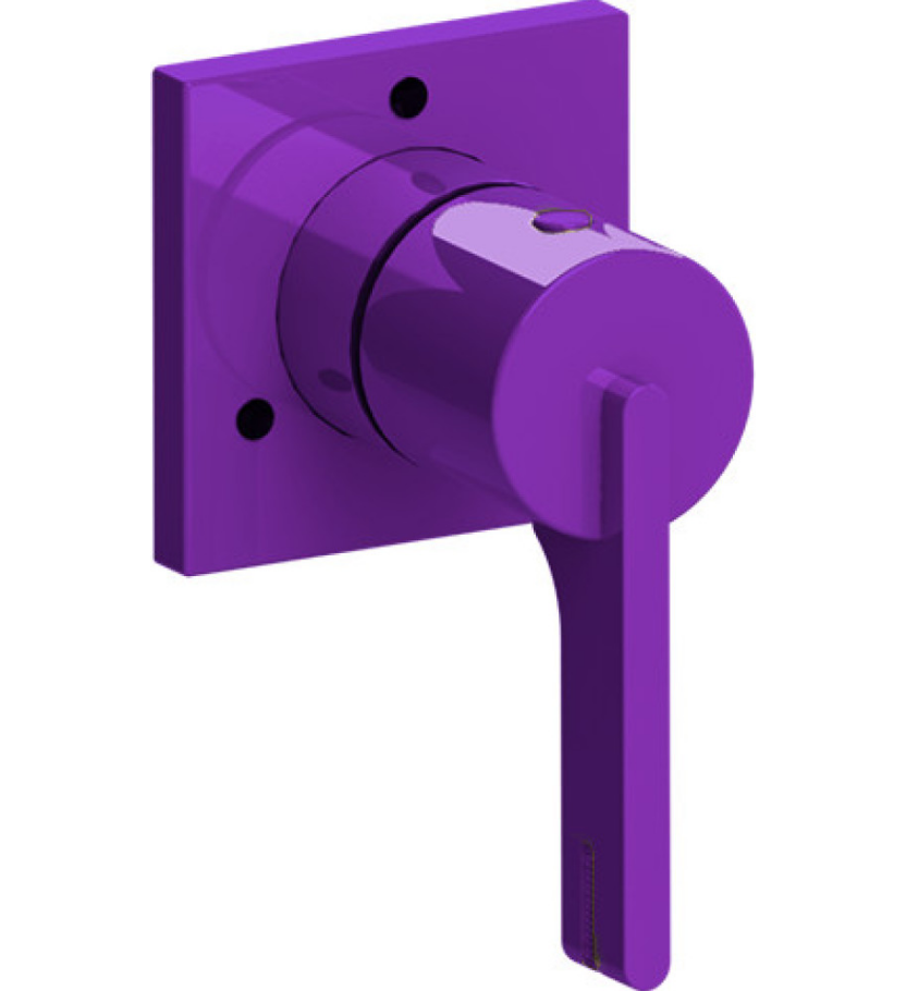 Rubinet T2XRTL Two Way Diverter With ShutOff, Trim Only