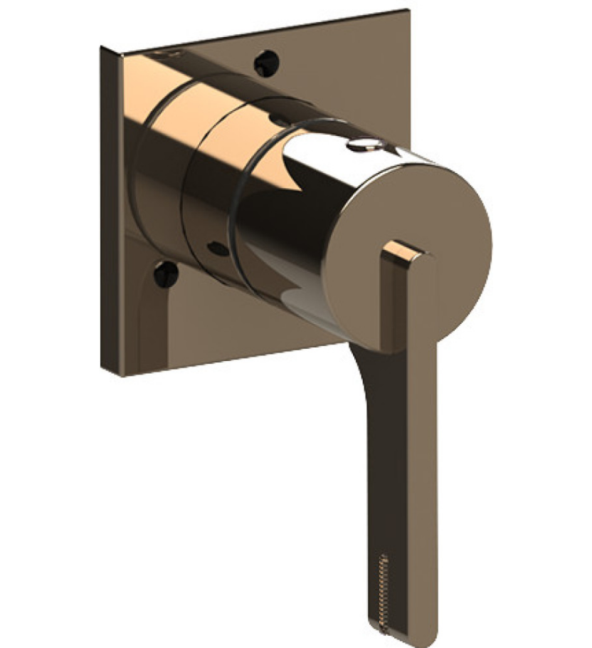 Rubinet T2XRTL Two Way Diverter With ShutOff, Trim Only