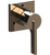 Rubinet T2XRTL Two Way Diverter With ShutOff, Trim Only