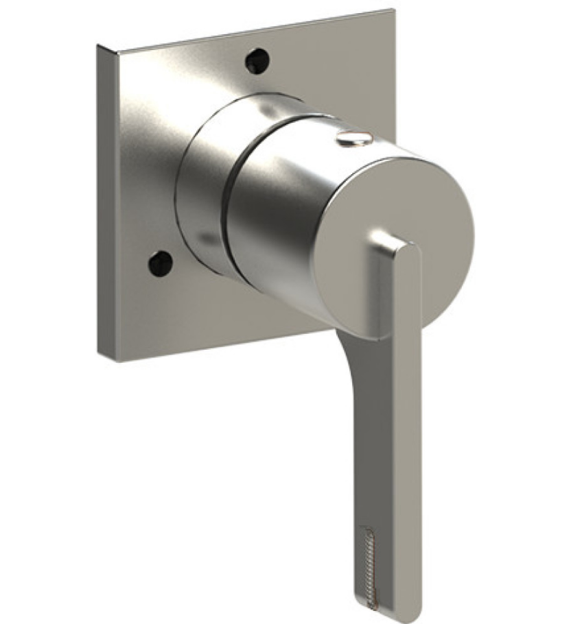 Rubinet T2XRTL Two Way Diverter With ShutOff, Trim Only