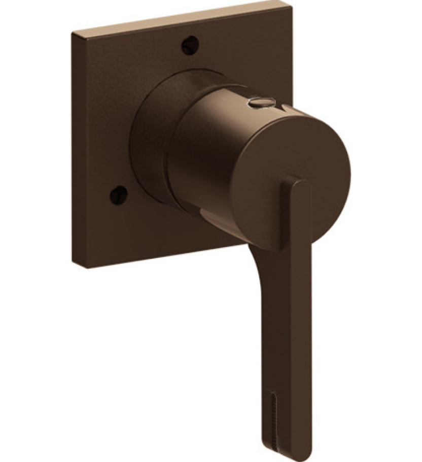 Rubinet T2XRTL Two Way Diverter With ShutOff, Trim Only
