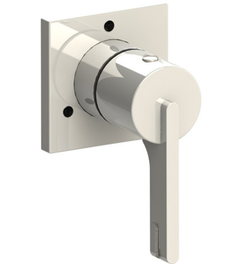 Rubinet T2XRTL Two Way Diverter With ShutOff, Trim Only