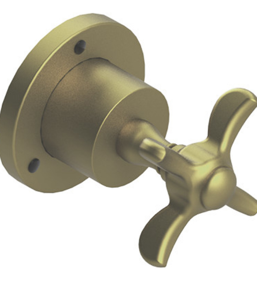 Rubinet T2XRVC Two Way Diverter With ShutOff, Trim Only - Parent