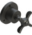 Rubinet T2XRVC Two Way Diverter With ShutOff, Trim Only
