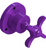 Rubinet T2XRVC Two Way Diverter With ShutOff, Trim Only
