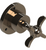 Rubinet T2XRVC Two Way Diverter With ShutOff, Trim Only