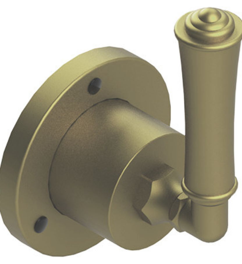 Rubinet T2XRVL Two Way Diverter With ShutOff, Trim Only - Parent
