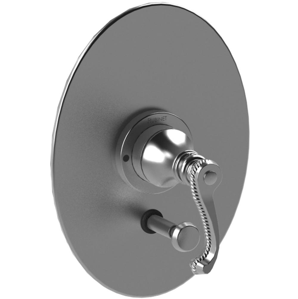 Rubinet T2YETL Pressure Balance Shower Valve With Stop Two Way Diverter Trim Only