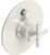 Rubinet T2YGNC Pressure Balance Shower Valve With Stop Two Way Diverter Trim Only