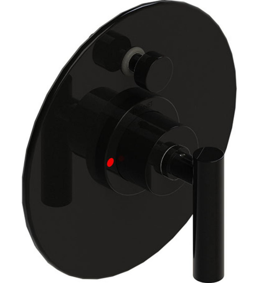 Rubinet T2YGNL Pressure Balance Shower Valve With Stop Two Way Diverter Trim Only