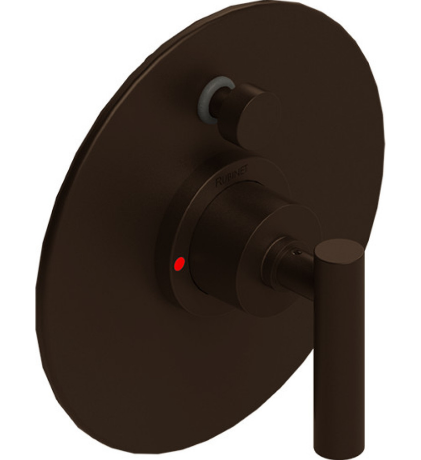 Rubinet T2YGNL Pressure Balance Shower Valve With Stop Two Way Diverter Trim Only