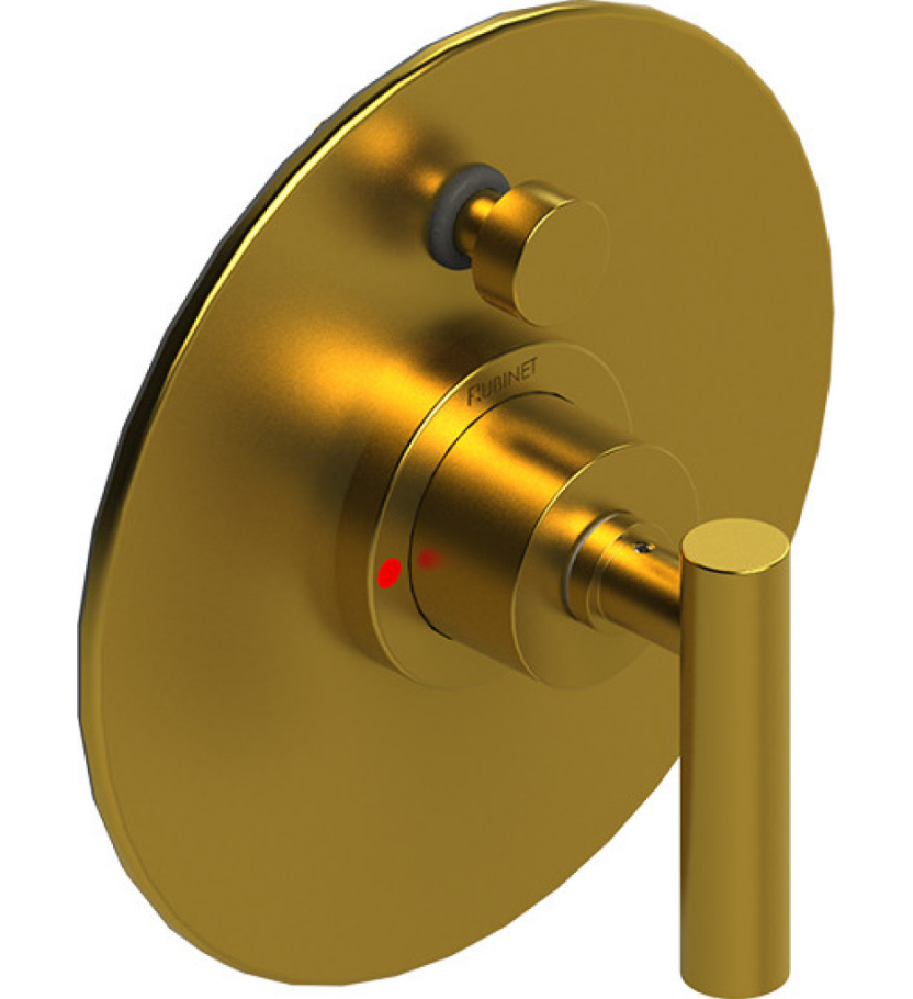 Rubinet T2YGNL Pressure Balance Shower Valve With Stop Two Way Diverter Trim Only