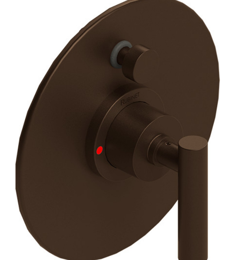 Rubinet T2YGNL Pressure Balance Shower Valve With Stop Two Way Diverter Trim Only