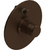 Rubinet T2YHOR Pressure Balance Shower Valve With Stop Two Way Diverter, Trim Only