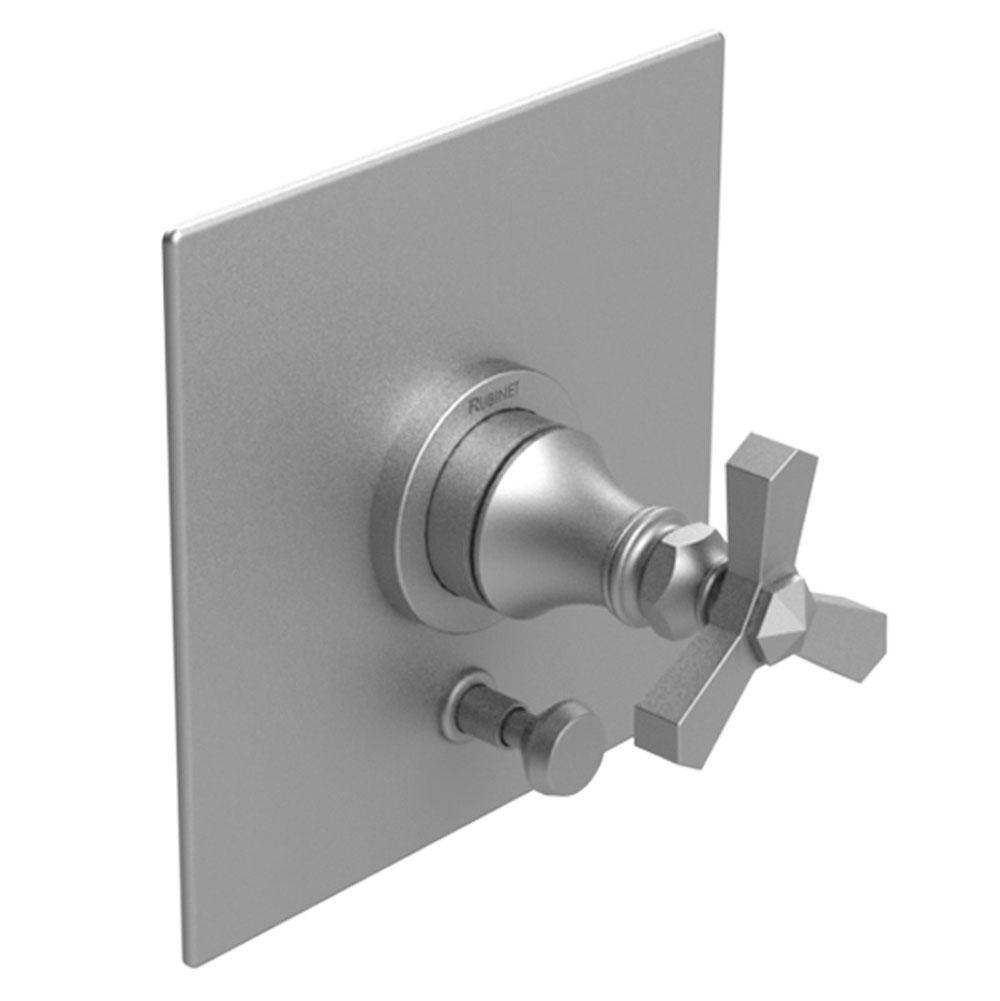 Rubinet T2YHXC Pressure Balance Shower Valve With Stop Two Way Diverter Trim Only