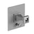 Rubinet T2YICQ Pressure Balance Shower Valve With Stop Two Way Diverter Trim Only