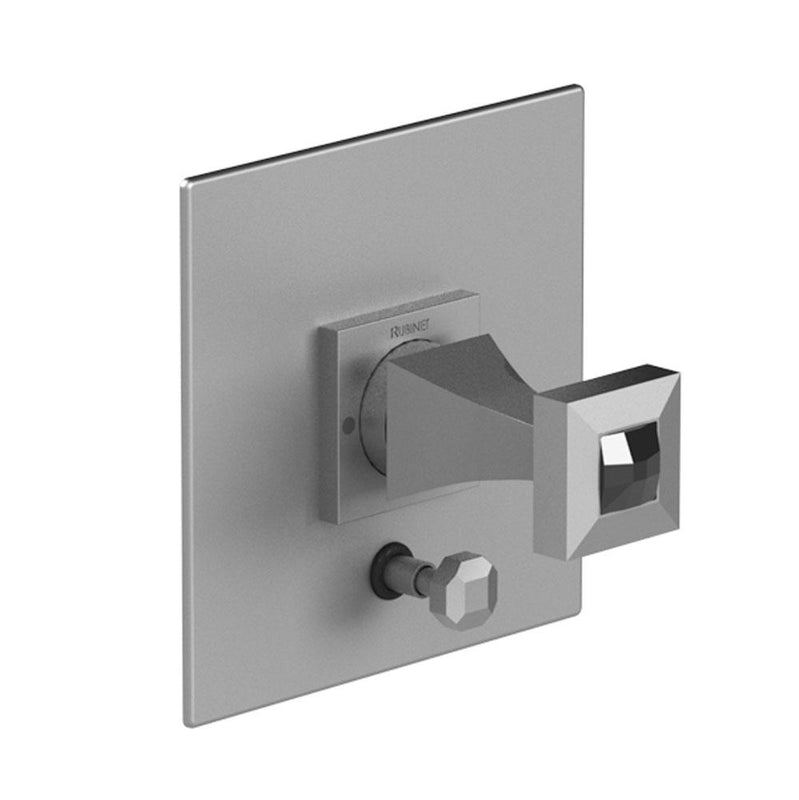 Rubinet T2YICQ Pressure Balance Shower Valve With Stop Two Way Diverter Trim Only